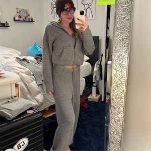 SKIMS Sherpa/teddy zip up